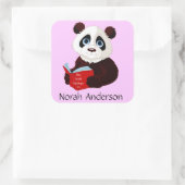 Stickers Plaque de lecture Panda (Sac)