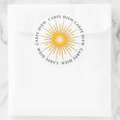 Stickers Plaque de livre Sun Carpe Diem (Sac)