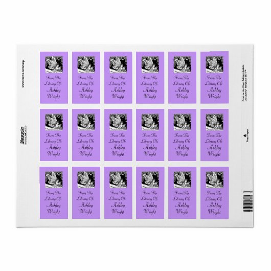 Stickers Plaque d'illustrations vintages (Feuille entière)