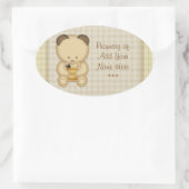 Stickers Plaque d'Ours de Miel (Sac)