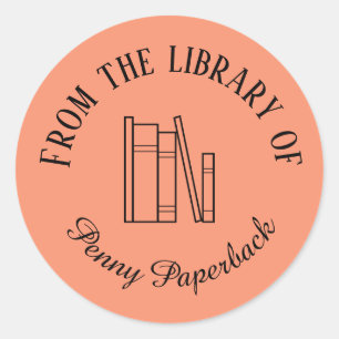 Stickers Plaque Personnalisée Votre nom Livre Spin