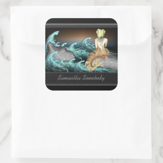 Stickers Plaque Sirène (Sac)