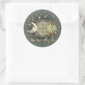 Stickers Plaque solaire et lunaire céleste (Sac)