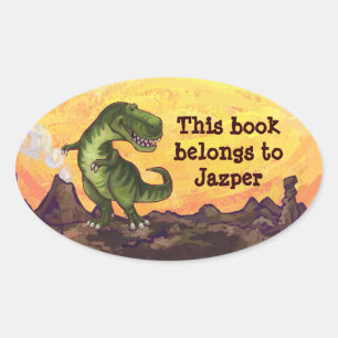 Stickers plaque TRex