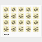 Stickers Plaques de livres Cat and Squirrel Ex Lib (Feuille)