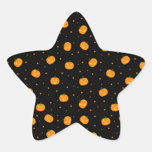 Stickers Pluie citrouille