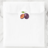 Stickers Plum ouvert en tranches (Sac)