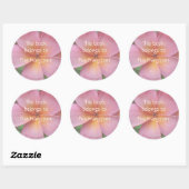Stickers Plumeria rose Modèle (Feuille)