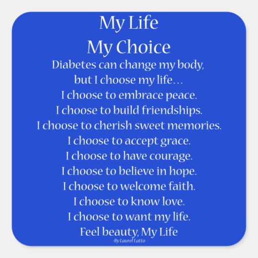 Stickers Poem Decal (Devant)