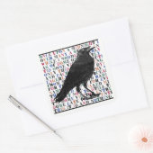 Stickers Poème Corbeau (Enveloppe)
