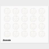 Stickers Points Cercle Chic (Feuille)