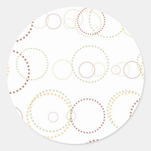 Stickers Points Cercle Chic (Devant)