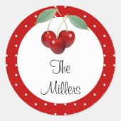 Stickers Pois Et Cerises (Devant)
