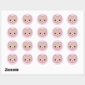 Stickers Pois Kawaii Teddy Bear (Feuille)