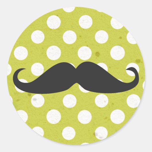 Stickers pois & Moustache (Devant)