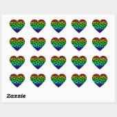 Stickers Pois Random Rainbow Étiquettes (Feuille)
