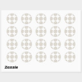 Stickers Pois Zebra (Feuille)