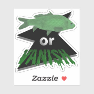 Stickers Poisson ou Vanish - Vert