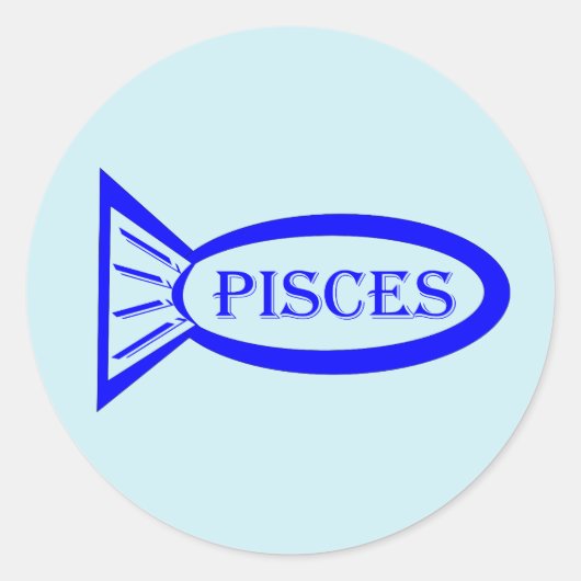 Stickers Poisson Pisces Star (Devant)