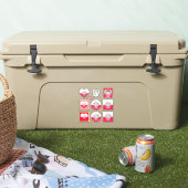 stickers Pologne & Drapeau polonais, Voyage du coe (Glacière)