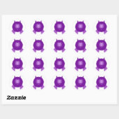 Stickers Pom Pal Chat Violet (Feuille)