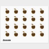 Stickers Pomme Caramel... ! (Feuille)