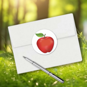 Stickers Pomme savoureux Red Delicious