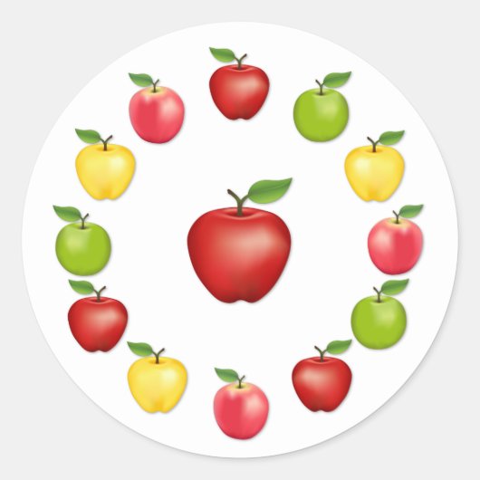 Stickers Pommes (Devant)