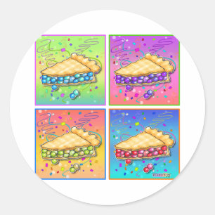 Stickers - Pop Art Piece of Pie