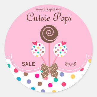 Stickers Pops de gâteaux Boulangerie mignons Point
