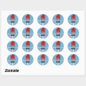 Stickers Popsicle du 4 juillet (Feuille)