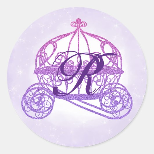 Stickers Porte-Princesse Violet (Devant)