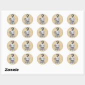 Stickers Portrait Classique feuilles de Grass Whit (Feuille)