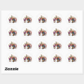 Stickers Portrait Famille (Feuille)