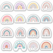 Stickers Postivité Arc-en-ciel (Devant)