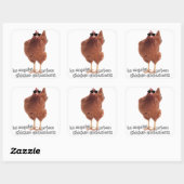 Stickers Poulet ! (Feuille)