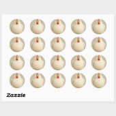 Stickers poulet chubby adorable (Feuille)