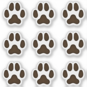 Stickers pour animaux de compagnie Brown foncés po