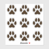 Stickers pour animaux de compagnie Empreintes de p (Feuille)