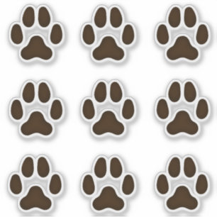 Stickers pour animaux de compagnie Empreintes de p