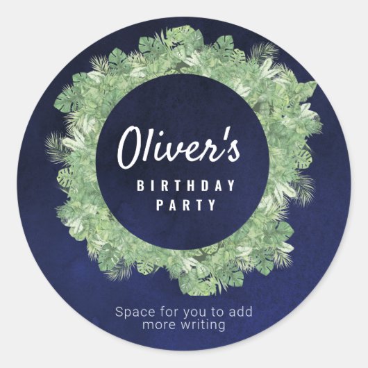 Stickers pour anniversaires (Devant)