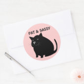 Stickers pour chats gras et simples (Enveloppe)