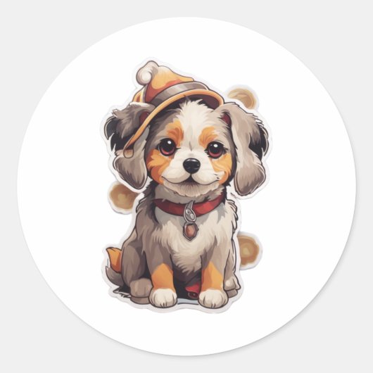 Stickers pour chien unique mignons (Devant)
