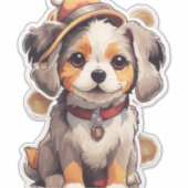 Stickers pour chien unique mignons (Devant)