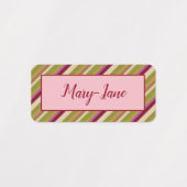 Stickers Pour Conteneurs Déjeuner pour enfants ou (Design 1)