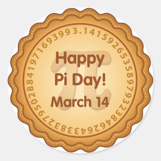 Stickers pour Happy Pi Day ! (Devant)