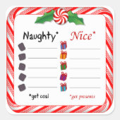 Stickers pour les méchants ou les gentils (Devant)