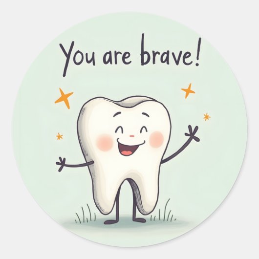 Stickers pour les petits patients dentistes (Devant)