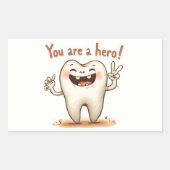 Stickers pour les petits patients dentistes (Devant)