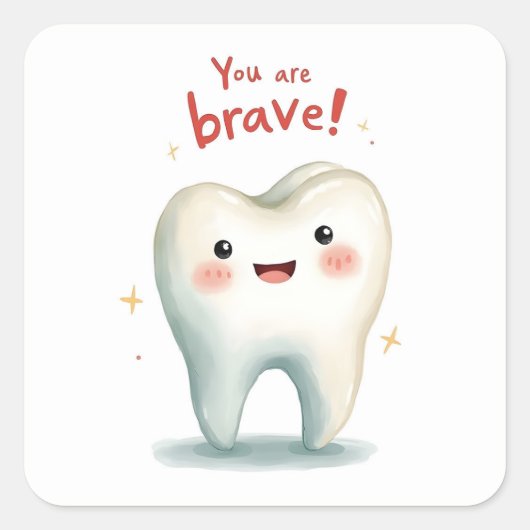 Stickers pour les petits patients dentistes (Devant)